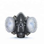 Rubber Gas Respirator Mask , N95 Gas Face Mask Small Breathing Resistance
