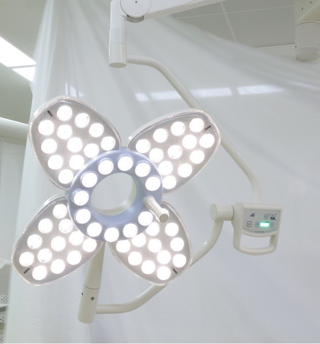 Double Arm Surgical OT Lamp Aluminum Alloy White
