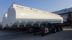 China 3 axle Stainless steel palm oil tanker fuel tank trailer for sale on sale