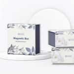 Two Sided Magnetic Gift Box Hot Stamping Custom Jewelry Perfume Flip Top Gift