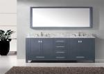 Double Sink Prima Vanity Modern Bathroom Cabinets High Pressure Resistant