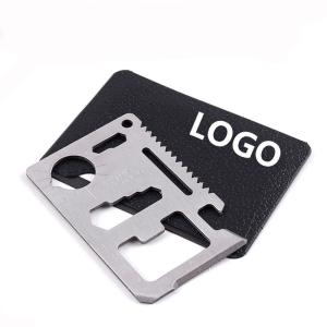 Wholesale Functional Outdoor Promotional Tool Card Stainless Steel Tool Card Logo Customized from china suppliers