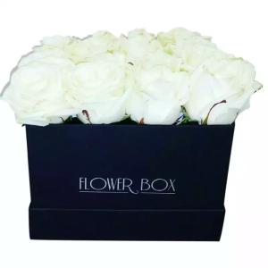 Wholesale Square cardboard box popular kraft paper flower box preserved rose box from china suppliers