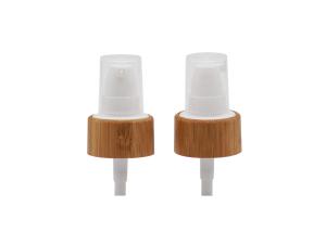 Wholesale Bamboo Closure 24 / 410 Plastic Treatment Pump For Cosmetic Packaging from china suppliers