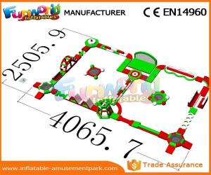 Wholesale 0.9mm PVC Tarpauli Inflatable Water Parks Client'S Design For Summer Play from china suppliers