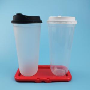 Wholesale U Shaped Clear 700ml PP Disposable Bubble Tea Cups from china suppliers