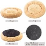 Colorful Modern Anti Anxiety Soft Marshmallow Fluffy Dog Bed For Small Pet