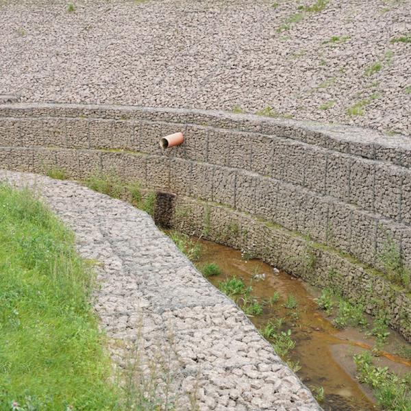 PVC Coated Rock Basket Wall Reservoir Bank Protection Anti Corrosion Heavy Duty