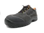 Easy Clean Mens Black Safety Shoes / Stylish Steel Toe Shoes For Miner