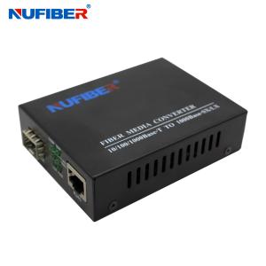 Wholesale Gigabit SFP To RJ45 Media Converter , UTP To SFP Converter DC5V 1A For CCTV from china suppliers