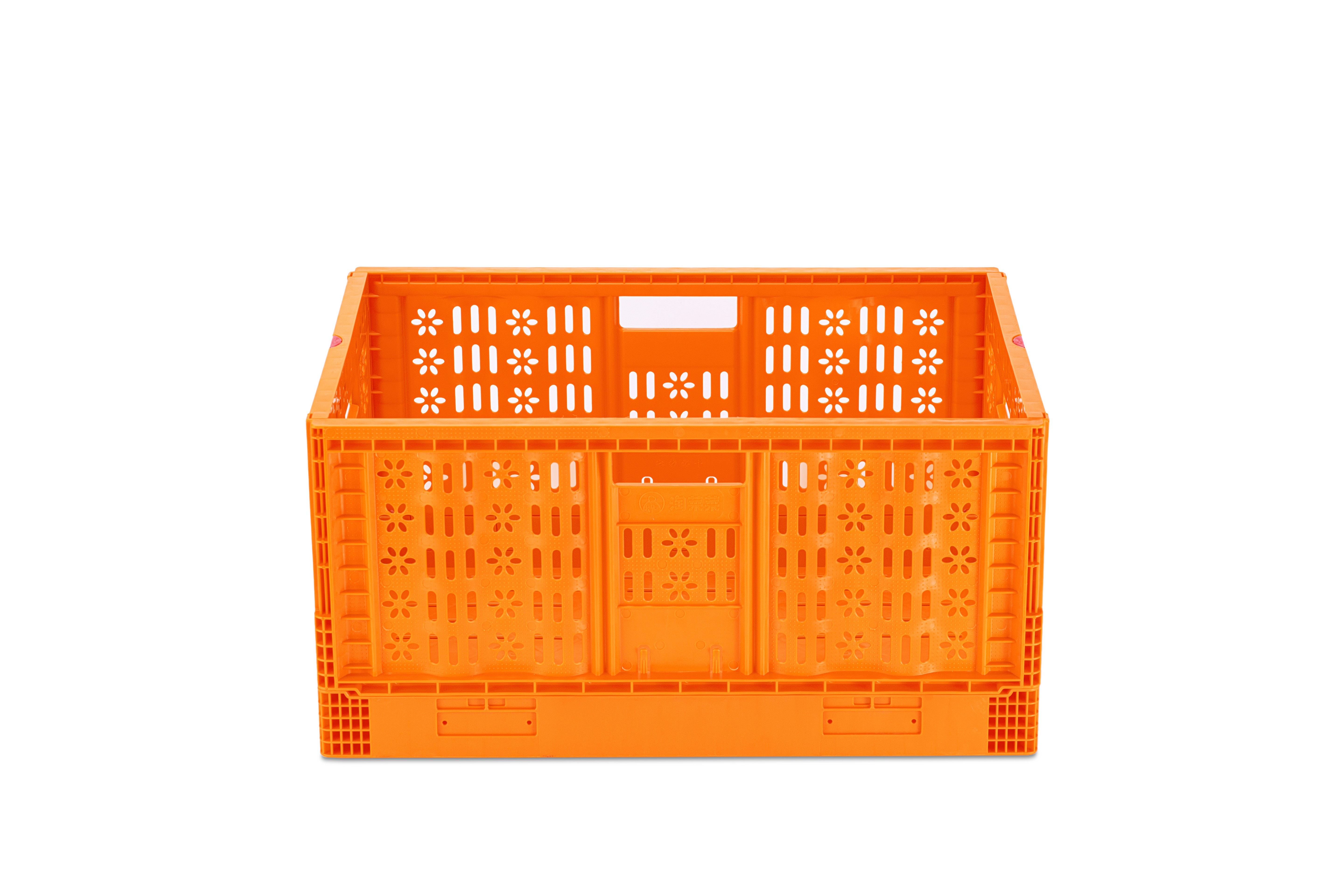 Customized Color Foldable Collapsible Stackable Tomato Basket Moving Fruit Crate