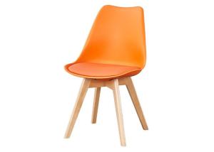 Wholesale Beech Wooden PU Leather Dining Chair Strong Air Permeability from china suppliers
