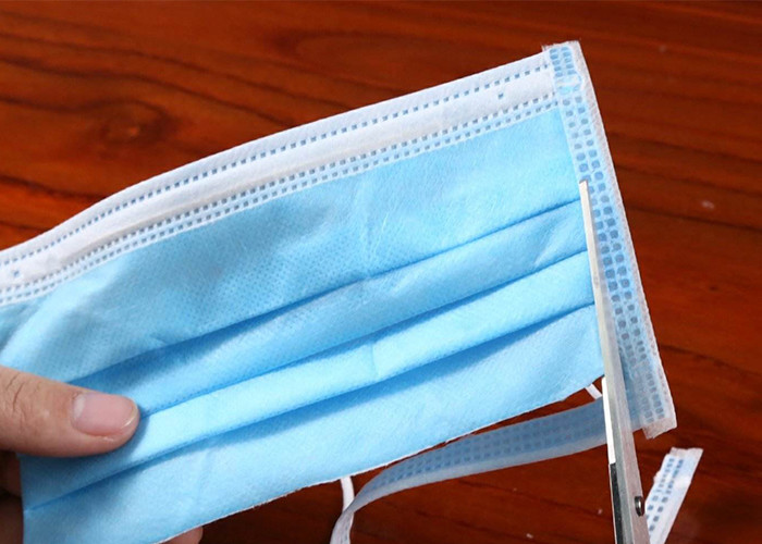 Skin Friendly Surgical Disposable Mask 3 Ply , Non Woven Dental Mouth Mask