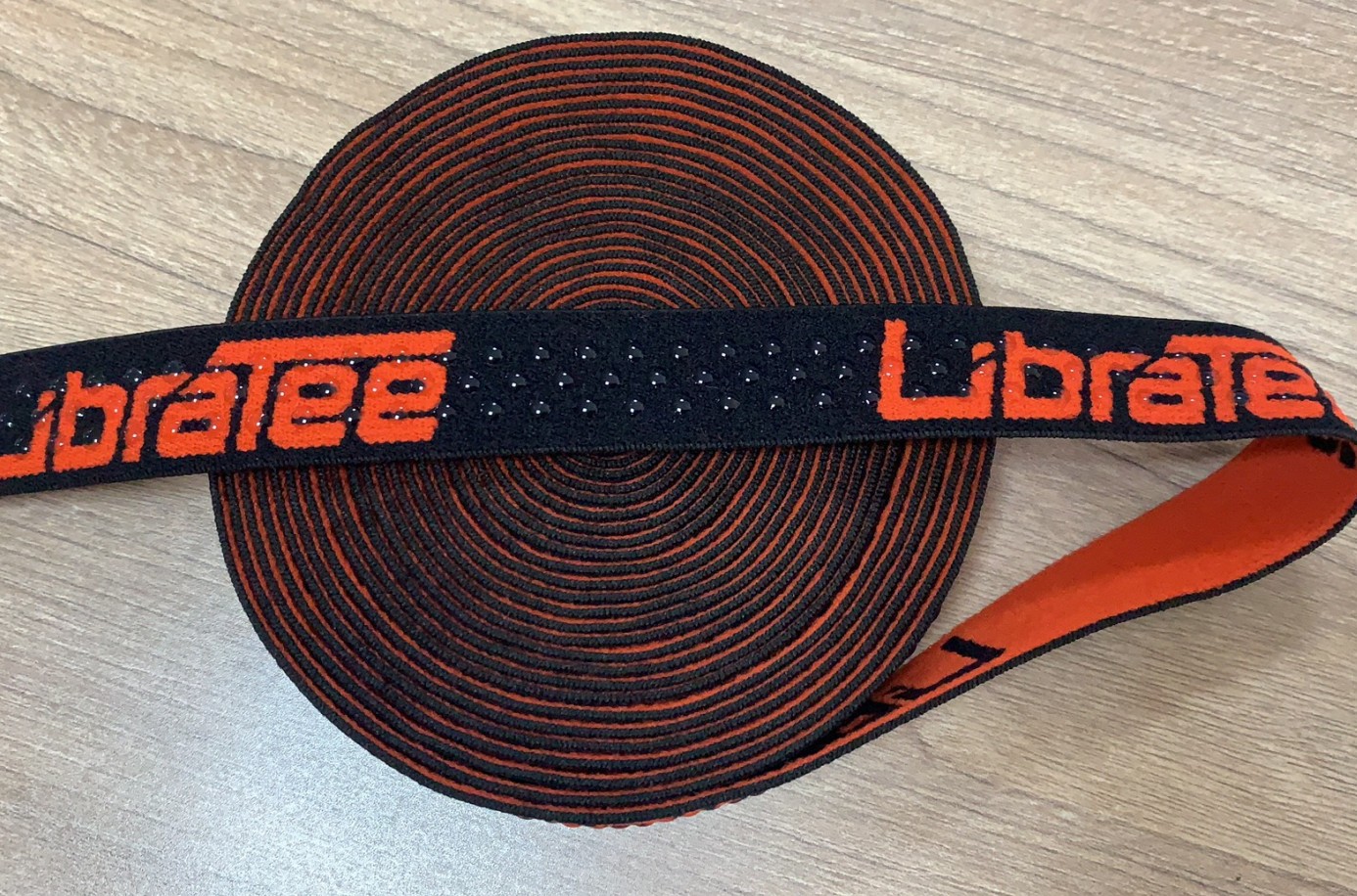 Silicone Non Slip Elastic Tape 1mm 2mm Polyester Rubber Woven Webbing