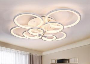 Wholesale Multi Heads Lighting Area 15m2 LED AC85V Circle White Indoor Hanging Light from china suppliers