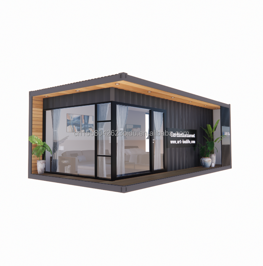 Galvanized Steel Square Tubes Main Structure of 30ft Durable Marine Container for Supermarket Distribution