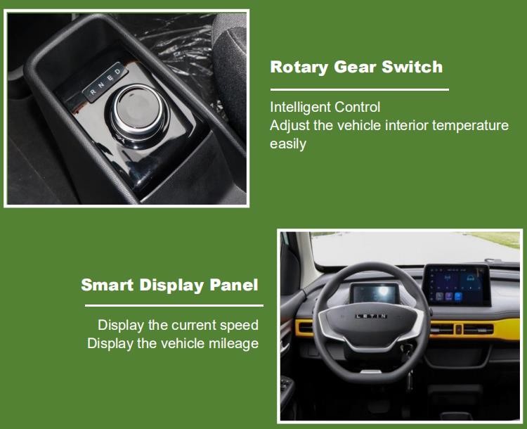 Lastest Model Letin Mengo High Speed Electric Car with multimedia panel