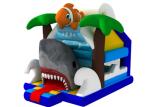 Interesting And Colorful Sea World Big Bounce House Customized , Digital