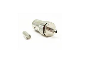Wholesale Nickel Plated Coax BNC Connectors Straight Crimp Miniature Quick RF Connector from china suppliers
