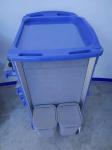 Emergency Trolley for hospital patient with Defibrillator Board 750*480*920mm