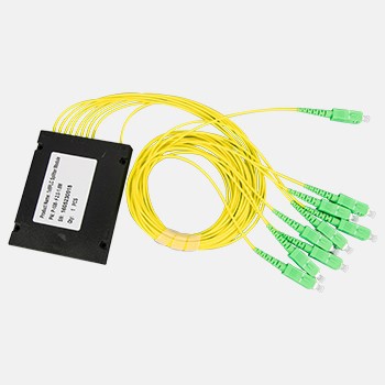 4 SC/APC 1×2 Mini Tube FBT Splitter / Single Mode Fiber Splitter