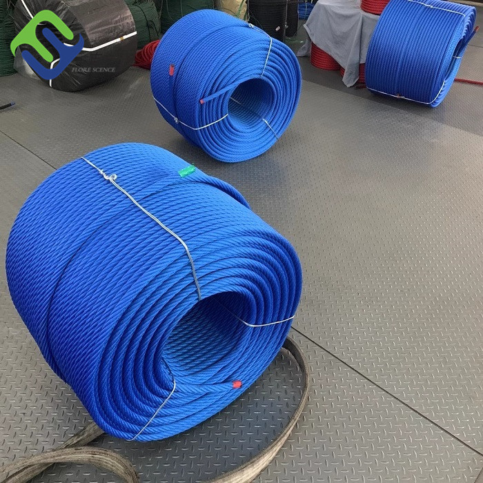 6 Strands 16mm Climbing Playground Combination Rope Anti Mildew For Swing Sets