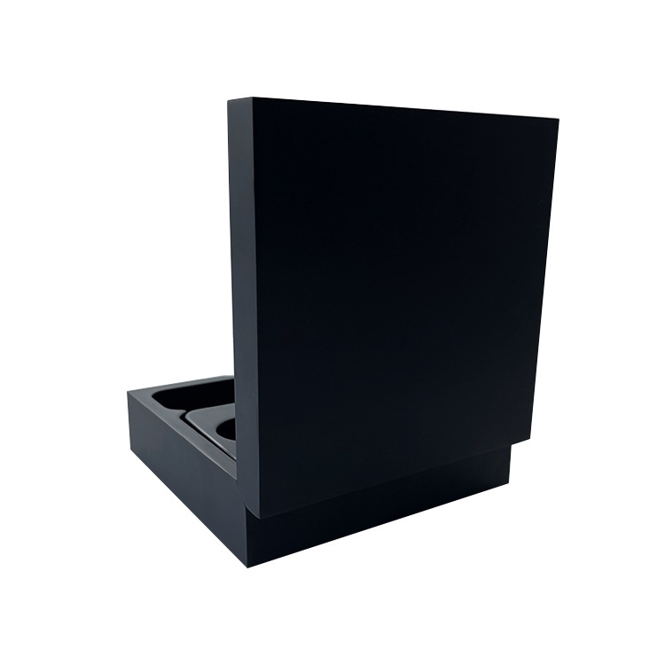 4 holes Black wooden Nespresso coffee Capsule Box