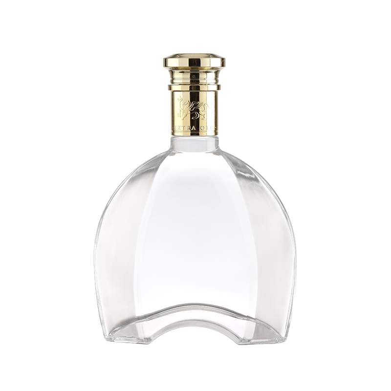 Hot Stamping 750ml Whiskey Glass Bottle for Beverage Manufacturing Process