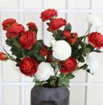 Decorative Artificial Flower Bouquet Peony Flowers For Home Wedding