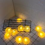 Twinkle Lemon Light String Battery Operated Garland Indoor Wedding Party