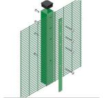 Green Coated Anti Terrorist 358 High Security Fence With High Voltage
