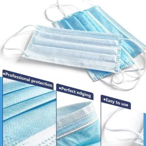 Wholesale 3 Ply Dental Surgical 95% Medical Face Mask Nonwoven Disposable from china suppliers
