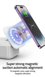Wholesale Name Multifunction Wireless Charger - Blue LED Light ≤6mm Transmission Distance from china suppliers