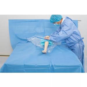 Wholesale Hospital Disposable Knee Arthroscopy Extremity Surgical Drape Packs SMMS from china suppliers