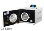 23 Liter Dental Autoclave Machine , Portable Dental Sterilizer Double Lock