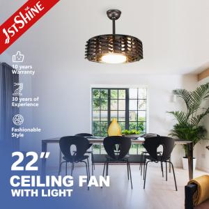 Wholesale 22 Inch Gold 220 V 15W Bldc Energy Saving Bladeless Led Lighting Ceiling Fan for Hotel from china suppliers