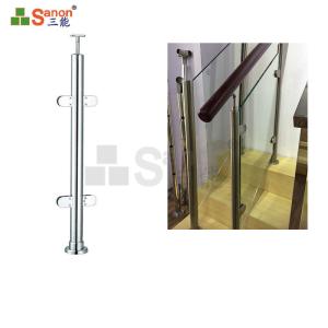 Wholesale Hotel Stainless Steel Stair Posts Glass Railing Posts High Grade Material from china suppliers