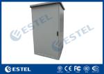 Fans Cooilng Outdoor Telecom Cabinet Galvanized Steel Single Wall With Front