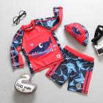 UPF50+ Boys Swimwear Sets 3-13 Years Old Long Sleeve Boy Swimsuit Handsome
