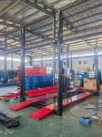 4 Post Triple Cars Parking Lift Cars Storage System 3 Cars Parking Lift