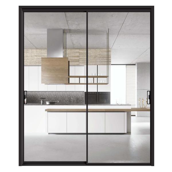 Commercial Glass Door With ≤2.1 Heat Insulation Coefficient From Aluminium