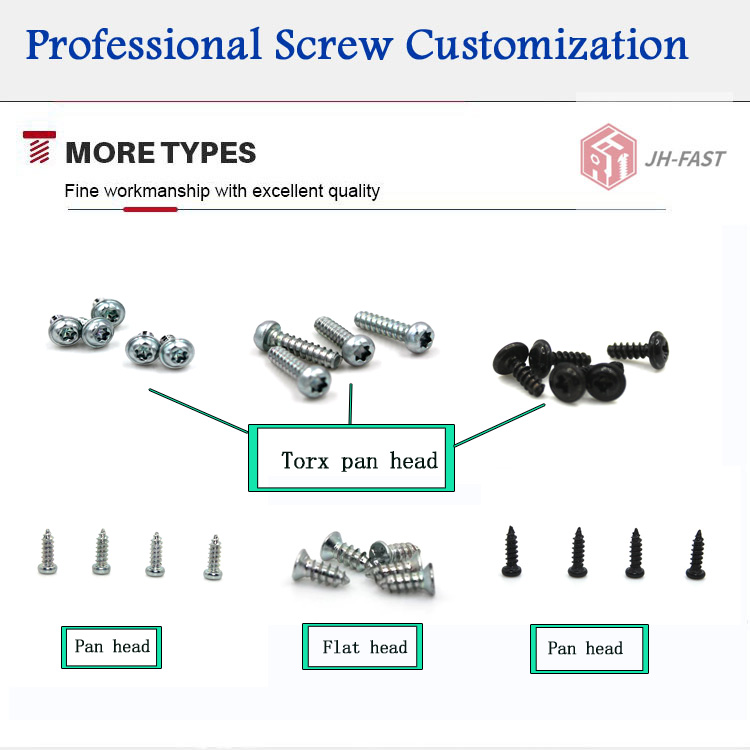 Metric Phillips Flat Head Timber Wood Strength Galvanized Self Tapping Screws ISO Standard