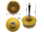 3 Piece Tapered Bristle Disc Set Abrasive Filled Bristles Disc brush 50mm with