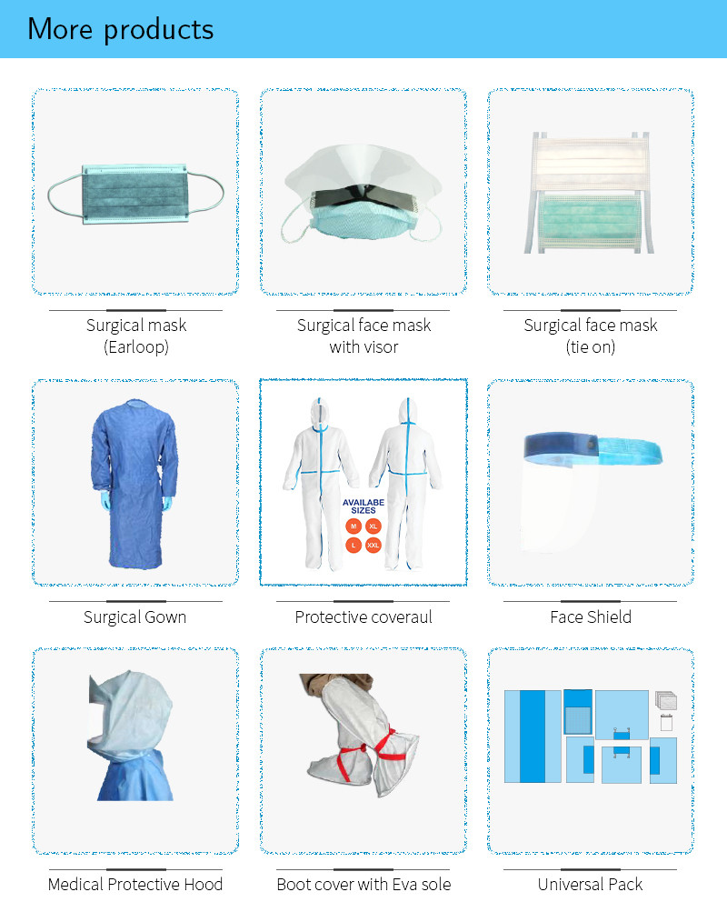 Disposable Isolation Clothes Sterilized Non Woven Consumable Hospital Medical Protection surgical gown sms surgical gown