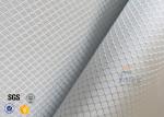 220g 0.2mm Checked Aluminized Fiberglass Fabric For Decoration