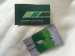 Small Apparel Clothing Fabric Labels , Washable Woven Sewing Labels Personalized