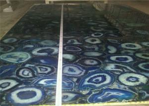 Wholesale Translucent Large Agate Slab , Semi Precious Stone Tiles 120x240cm Size from china suppliers