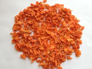 Wholesale Orange Colour Dried Dehydrated Carrots 10x10x3mm 3x3mm from china suppliers