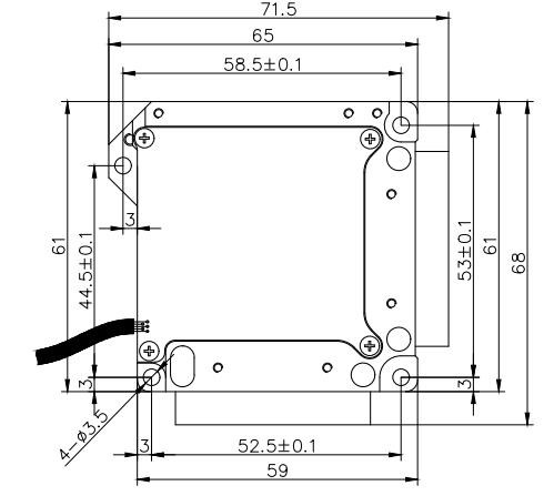 Miniaturized three-axis fiber optic gyroscope with RS422 Interface