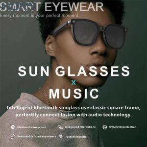 Wholesale USB Anti Radiation Fashion 20Hz Smart Audio Sunglasses Touch Control from china suppliers